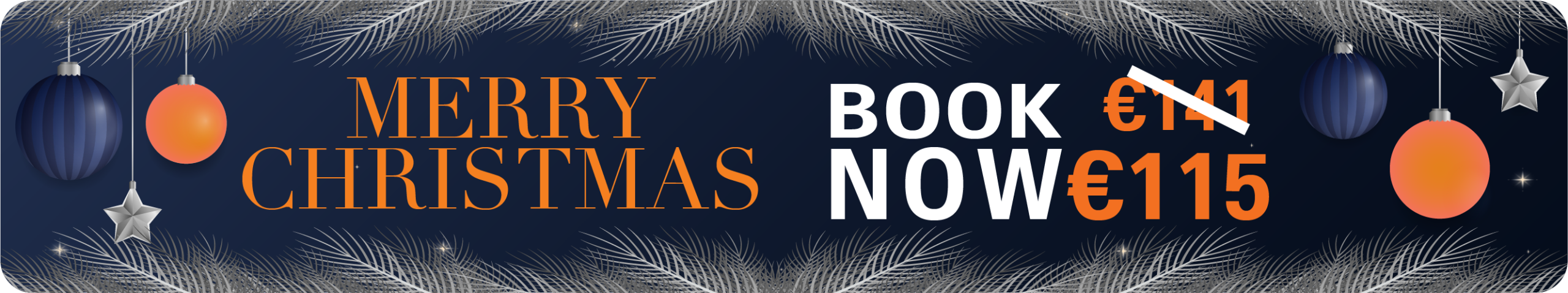 Merry Christmas - Book Now